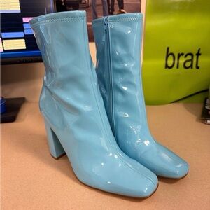 Steve Madden blue booties
